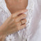 Bague 49 Bague solitaire or et diamants 58 Facettes DV0690-2