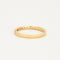 Bague 49 Demie alliance en or jaune et diamants 58 Facettes DV0690-1