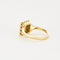 Bague 55 Bague en or jaune, émeraude et diamants 58 Facettes DV4426-1