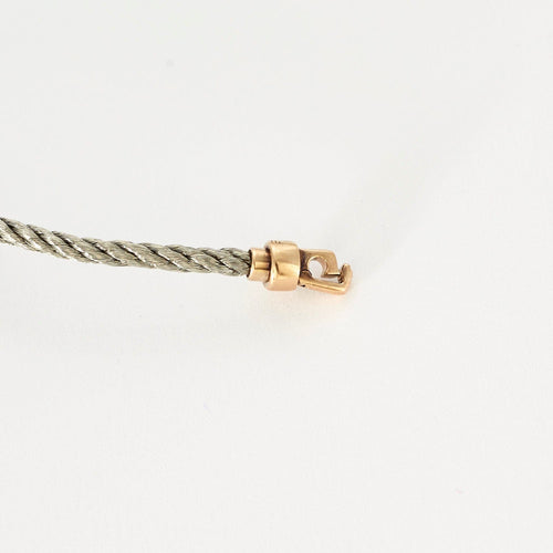 Bracelet FRED -  Bracelet Force 10 Mini acier et or 58 Facettes DV0667-2