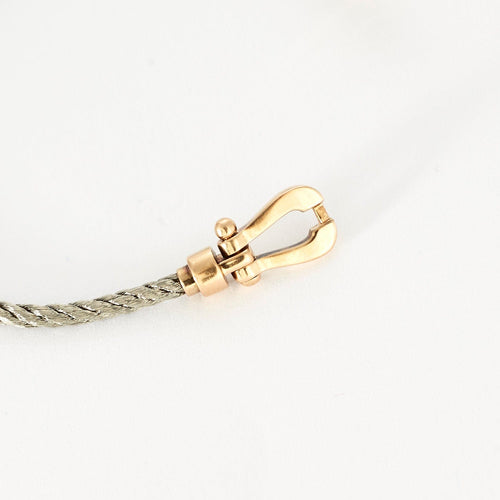 Bracelet FRED -  Bracelet Force 10 Mini acier et or 58 Facettes DV0667-2