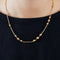 Collier Collier en or jaune maille tressée 58 Facettes DV1164-6