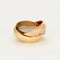 Bague 49 CARTIER -  Bague Trinity trois ors large modèle 58 Facettes DV4178-8