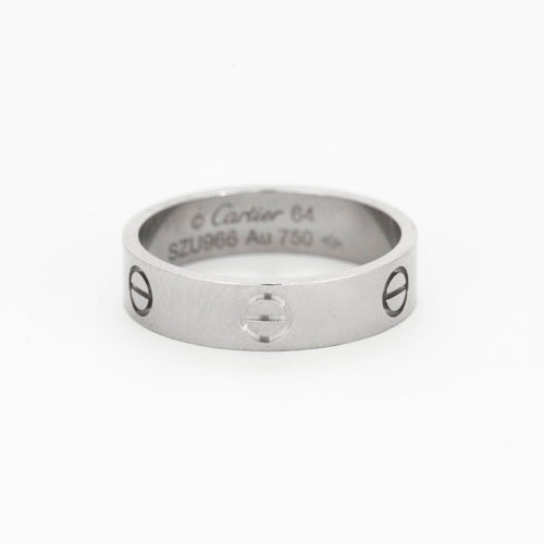 Bague 64 CARTIER -  Bague Love en or gris 58 Facettes DV0698-1