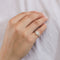 Bague 45 Bague en or gris et diamants 58 Facettes DV4402-1
