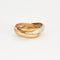 Bague 51 CARTIER - Bague Trinity trois ors diamants 58 Facettes DV0379-15-51-2
