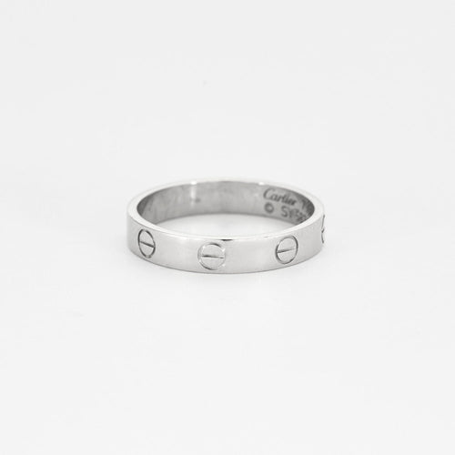Bague 54 CARTIER -  Bague Love en or gris 58 Facettes DV4292-7