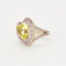 Bague 51 MAUBOUSSIN -  Bague Subtile raison or gris, citrine et saphirs roses 58 Facettes DV4532-2