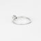 Bague 56 Bague solitaire en platine et diamant 58 Facettes DV3998-1