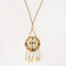 Collier Collier ancien en or jaune, saphir et perles fines baroques 58 Facettes DV5002-1