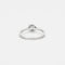 Bague solitaire en or gris et diamant