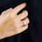 Bague 55 Bulgari - B Zero - Alliance  or gris 58 Facettes DV4070-3-DV0736-1