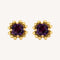 Boucles d'oreilles Boucles d'oreilles or jaune et améthystes 58 Facettes DV3673-7