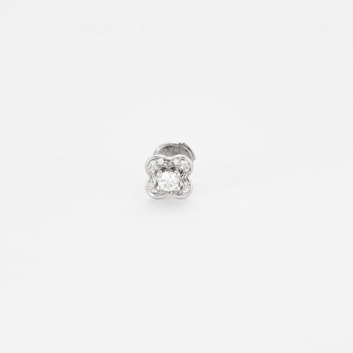 Boucles d'oreilles MAUBOUSSIN - BO "Chance of Love" or gris et diamants 58 Facettes DV4058-3