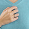 Bague 51 BOUCHERON - Alliance FACETTES en platine 58 Facettes DV0533-1