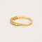 Bagues 53 Demie Alliance or jaune diamants 58 Facettes DV5390-5-53-2