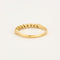 Bagues 53 Demie Alliance or jaune diamants 58 Facettes DV5390-5-53-2