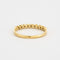 Bagues 53 Demie Alliance or jaune diamants 58 Facettes DV5390-5-53-2