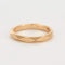 Bague 53 BOUCHERON - Alliance facette or rose, diamants 58 Facettes DV5390-6-53-2