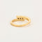 Bague 51 Bague jonc croisé or jaune diamants 58 Facettes DV5390-4-51-2