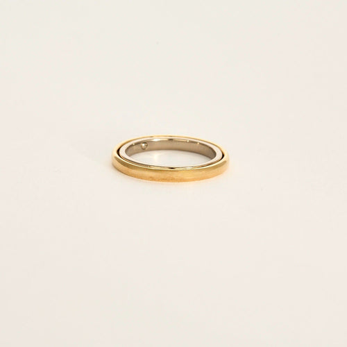 CHARLOTTE CHESNAIS - Ellipse Bold - Bague or jaune et or gris