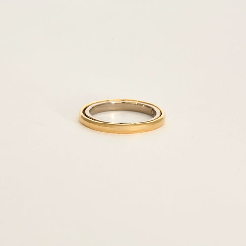 CHARLOTTE CHESNAIS - Ellipse Bold - Bague or jaune et or gris