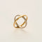 CHARLOTTE CHESNAIS - Ellipse Bold - Bague or jaune et or gris