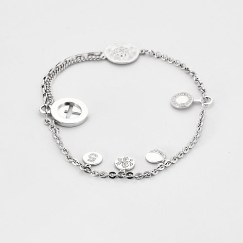 Bracelet CHANEL - Camélia - Bracelet en or gris, diamants 58 Facettes DV0615-4
