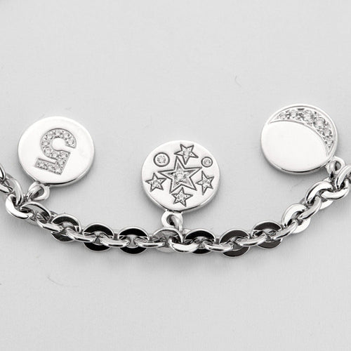 Bracelet CHANEL - Camélia - Bracelet en or gris, diamants 58 Facettes DV0615-4