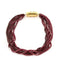 Collier Collier or jaune et perles grenats 58 Facettes DV0184-19