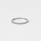 Bague 51 Bague MAUBOUSSIN Fine alliance " Parce que je l'aime"  or gris et diamants 58 Facettes DV5365-2-51-6