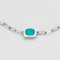 Bracelet DINH VAN - Impression - Bracelet en or gris et turquoise 58 Facettes DV0721-4