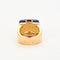 Bague 53 FRED - Bague en or jaune lapis-lazuli et rubis 58 Facettes DV2998-2