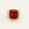 Bague 55 Fred, "Pain de Sucre" - Bague deux ors,  cornaline. 58 Facettes DV2998-3