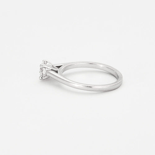Bague 48 DE BEERS. Bague solitaire en platine et diamant 58 Facettes DV0722-1-48-2
