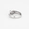 Bague 54 Bague jonc en or gris diamant 58 Facettes DV6202-2-54-3