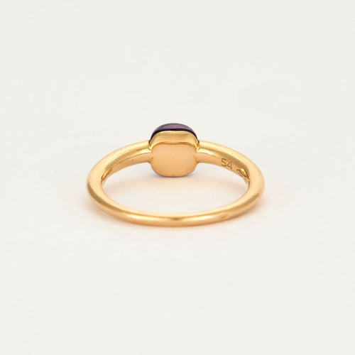 Bague 54 POMELLATO - M'ama non m'ama - Bague or rose et améthyste 58 Facettes DV2708-2
