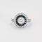 Bague 50.5 Bague style Art déco diamants et saphirs 58 Facettes DV0581-18-505