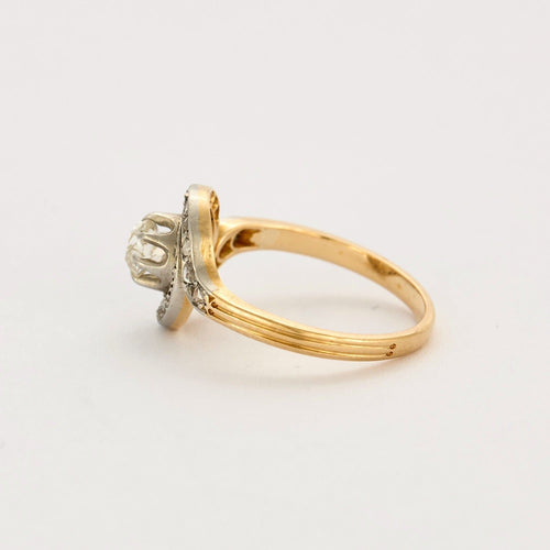 Bague 52 Bague tourbillon en or et diamants 58 Facettes DV0687-5-52-1