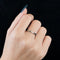 Bague 52 BOUCHERON- Alliance Facette en platine et diamants 58 Facettes DV5651-1