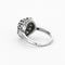 Bague 51 Bague en or gris saphir et diamants 58 Facettes DV4007-1