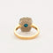 Bague 50 Bague saphir teal, or jaune et or gris 18K 58 Facettes DV5583-1