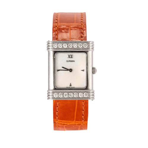 Montre O.J. PERRIN - Boîtier STEEL DIAMANTS Classique et bracelets interchangeables 58 Facettes DV0720-1