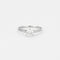 Bague 57 Bague solitaire en or gris  et diamant 58 Facettes DV6280-1
