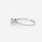Bague 57 Bague solitaire en or gris  et diamant 58 Facettes DV6280-1