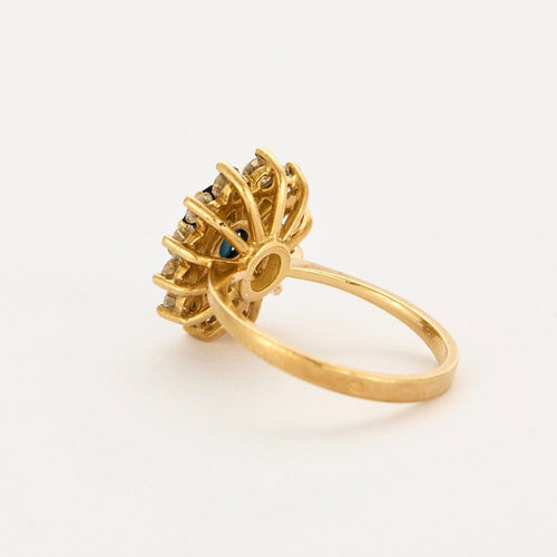 Bagues 54 Bague marguerite, saphir et diamants 58 Facettes DV0726-9-54-3