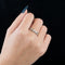 Bagues 58 Demi alliance diamants, or jaune et gris 58 Facettes DV0726-5-58-2