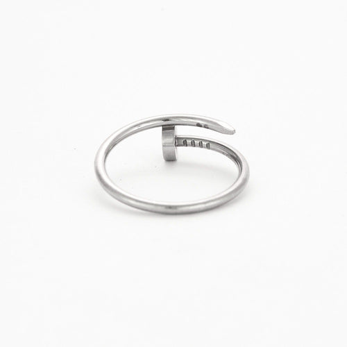 Bague 60 CARTIER - Juste un Clou -  Petit Modèle Or Gris 58 Facettes DV6486-1
