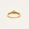 Bague 51 Bague solitaire en or jaune et diamant 58 Facettes DV0665-4-51-2