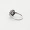 Bague 54 Bague marguerite en or gris et diamants 58 Facettes DV0727-1-54-3